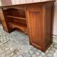 Large bar counter furniture 233 cm buffet in solid cherry wood 1970