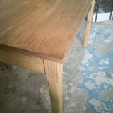 Restored old farm table