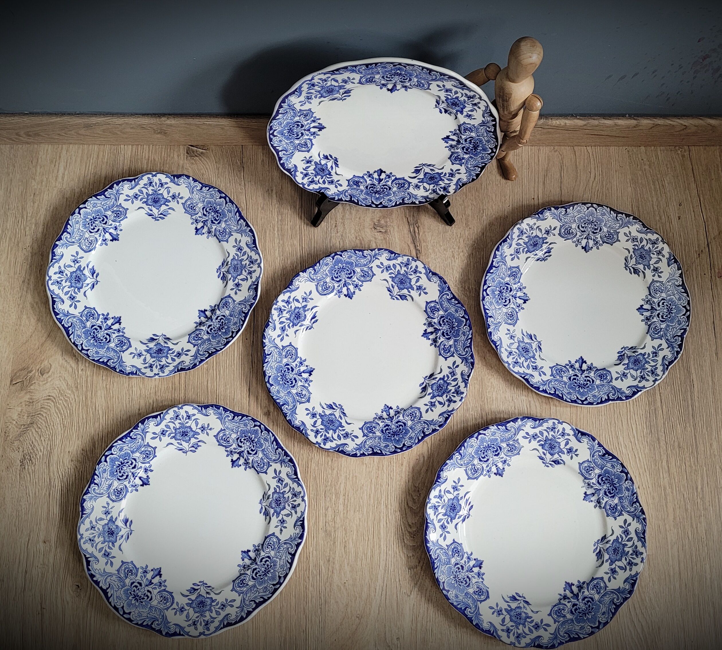 Set 6 plates Dordrecht