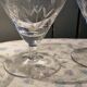 Villeroy and Bosch - 3 Large Antique Glasses - Cut Crystal with Flower Decor