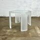 Vintage acrylic coffee table / side table