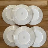 Flat plates with gold decoration