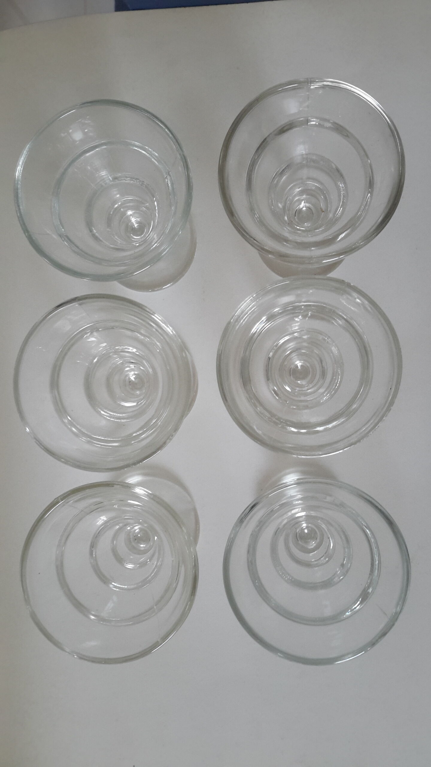 6 glasses of bistro early 20th