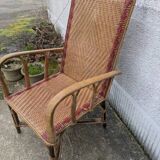 Wicker armchair