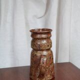 Pitcher in chamotte stoneware