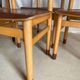 Quatre chaises basses Kvetny et Sonners Stolefabrik Danemark 1960