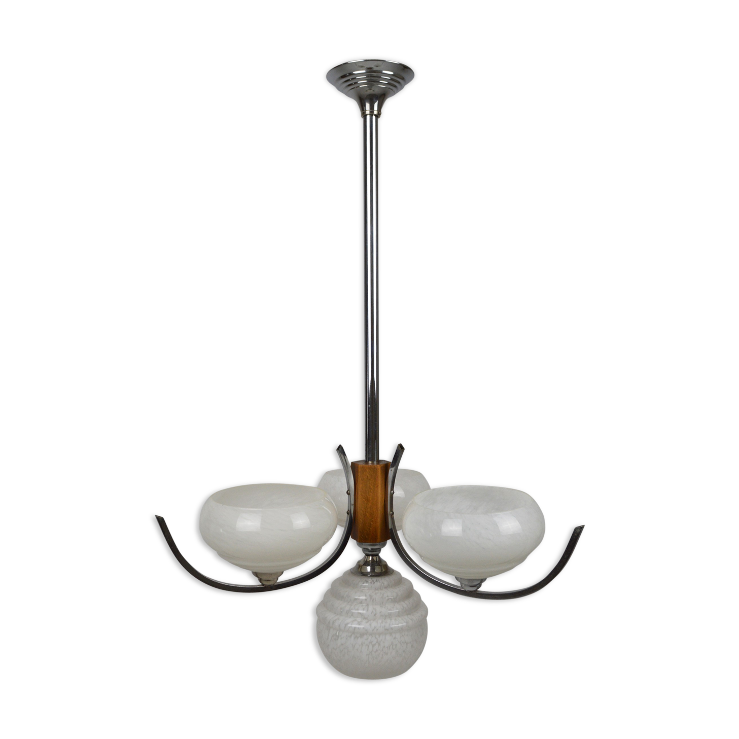 Art deco modernist chandelier, 1940