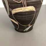 Abstract ceramic pottery vase by Sawa Franz Schwaderlapp, Germany, 1950s