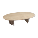 Travertine Eclipse coffee table, 1970s