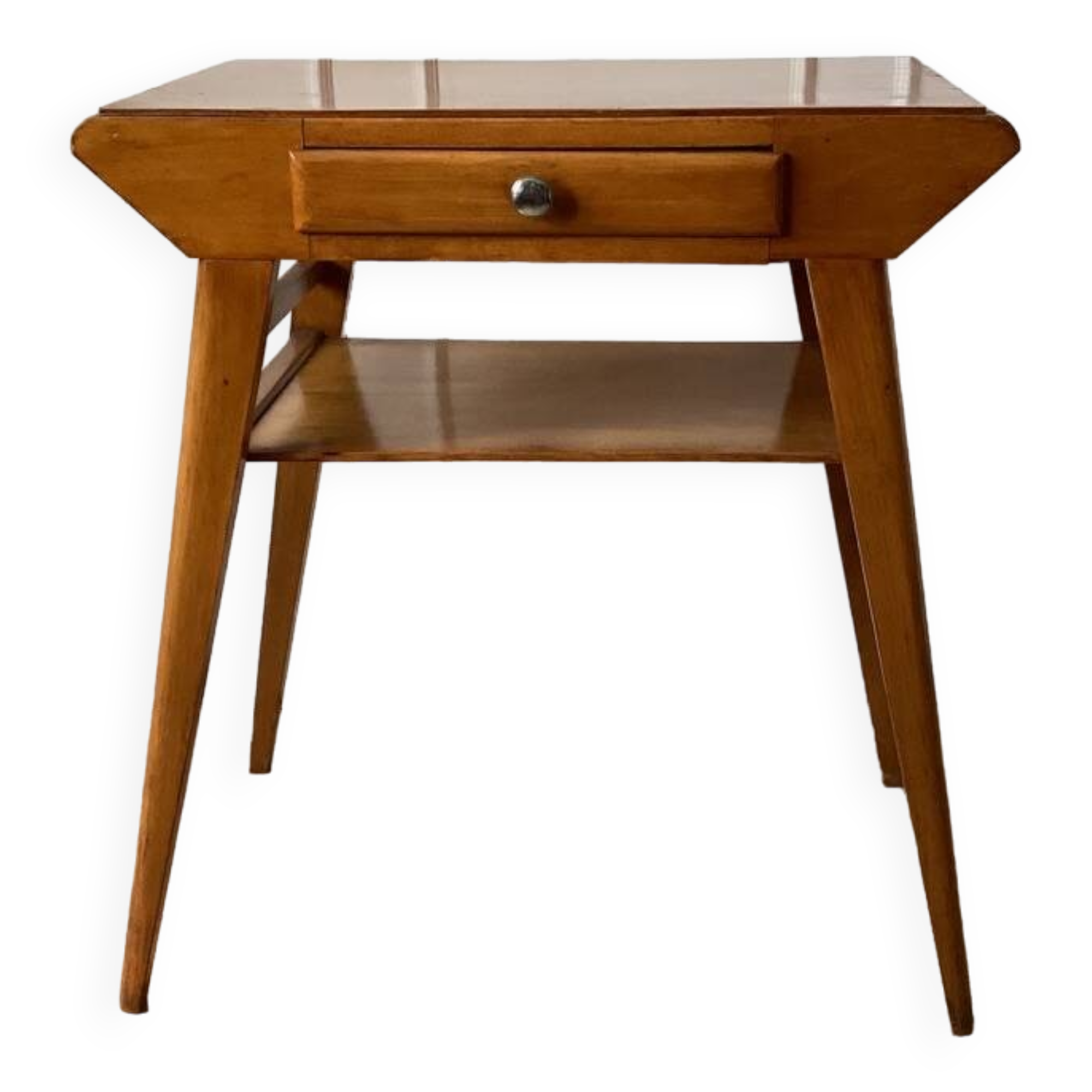 Vintage console with compass feet