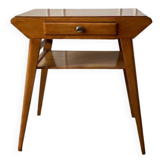 Vintage console with compass feet
