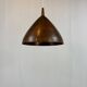 copper and teak suspension by Hans Agne Jacobson - Denmark 1960s