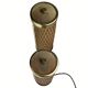 Midcentury brass tubular architectural table lamp, 1960s