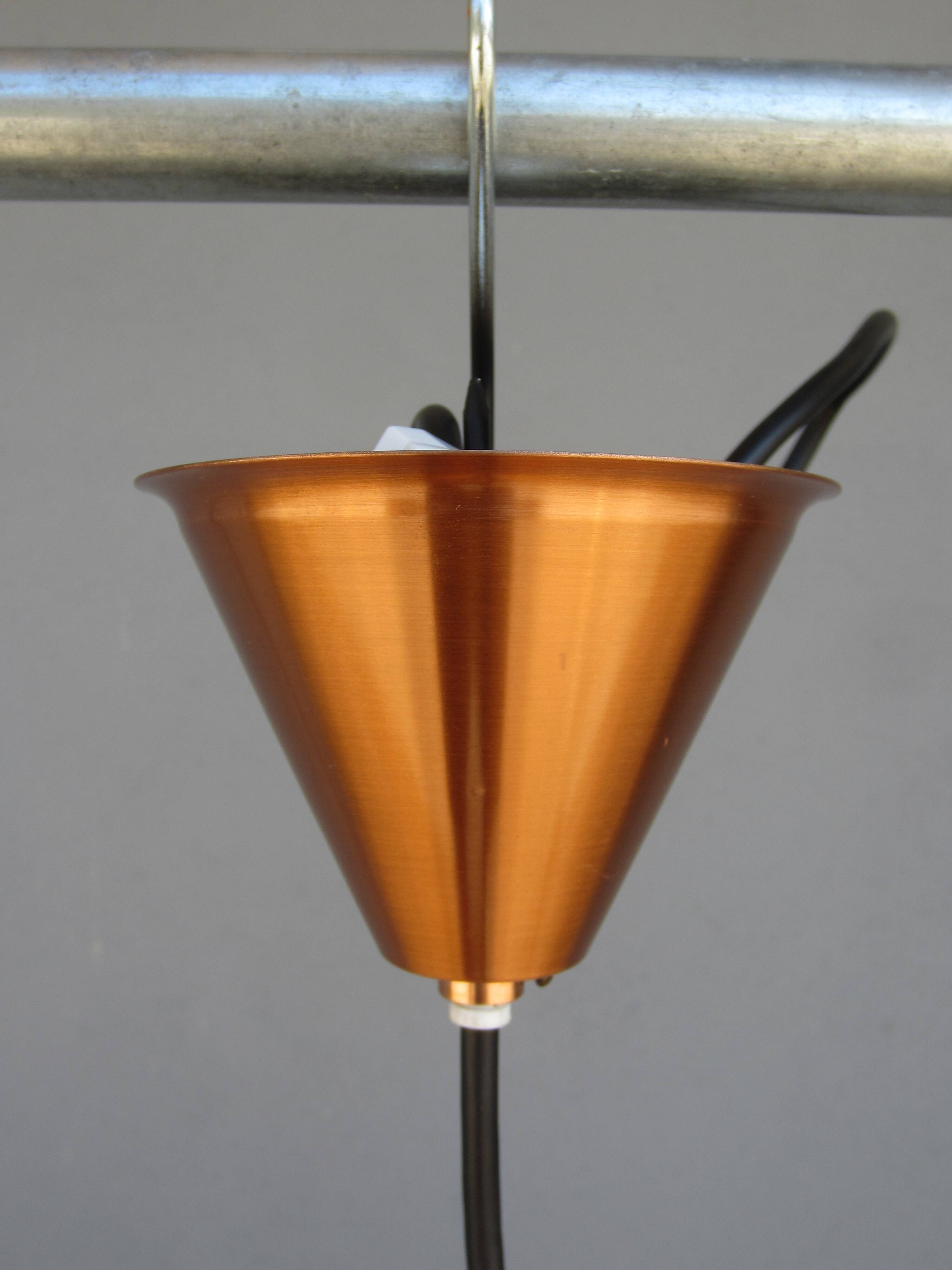 Suspension scandinave en cuivre