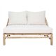 Arcila 2-seater wooden bench