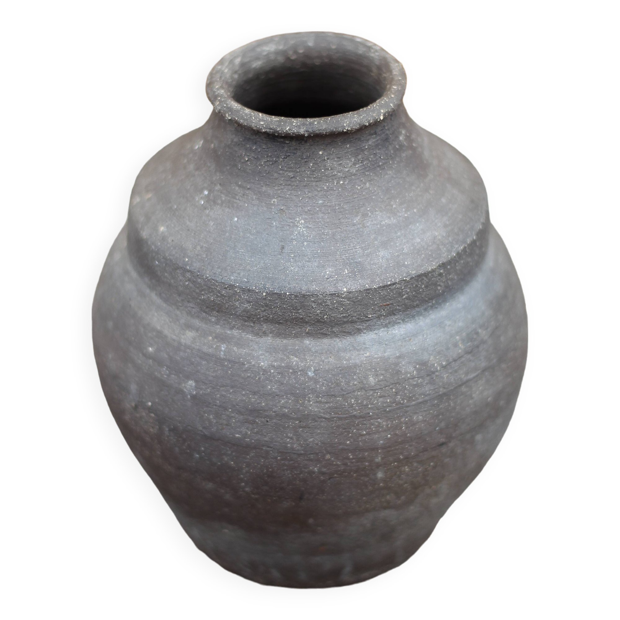 Vintage clay vase, minimalist vase, brutalist vase, collection, pottery