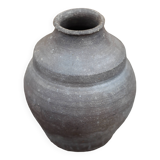 Vintage clay vase, minimalist vase, brutalist vase, collection, pottery