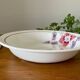 Antique earthenware salad bowl from sarreguemines.