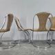 Set of Four Midcentury Dining Chairs, Gastone Rinaldi, Italy, 1970s