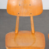Pair of wooden chairs produced by Ton, 1960