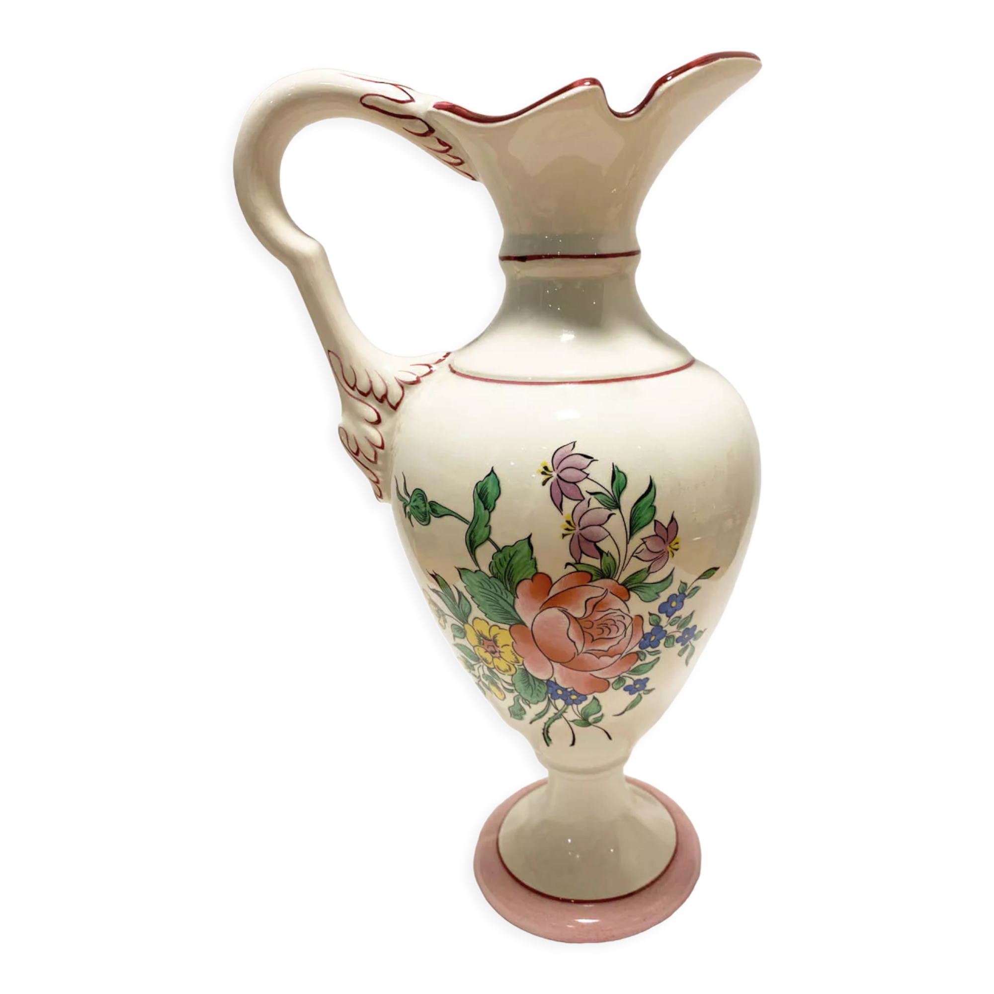 High jug. Faience of Lunéville