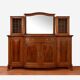 Art Nouveau walnut buffet