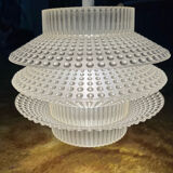 Vintage plastic lamp, space age, op art, 1960s / 1970s