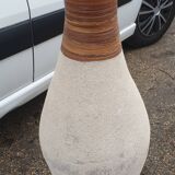 Ethnic terracotta vase seventies