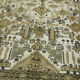 Tapis anatolien tissé à la main 1970s 280 cm x 365 cm