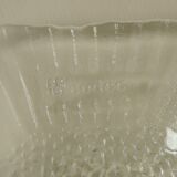 Vintage clear glass fish dish - retro tableware