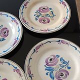 Set of 5 plates from 1930 signed Marcel Goupy