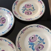lot de 5 assiettes 1930 signées Marcel Goupy