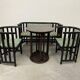 Fledermaus seating group by Josef Hoffmann, produced by Wittmann Vienna.