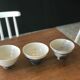 Trio de bols Raku