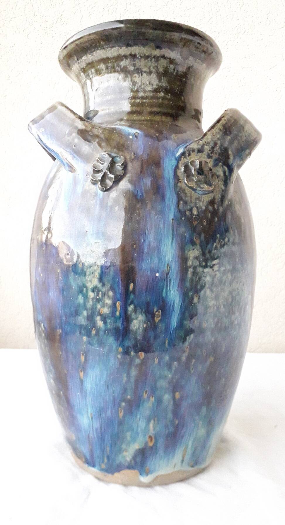 Avonts glazed stoneware vase