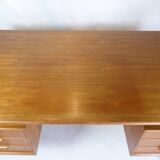 Desk Model 75 Made In Teak By Omann Junior Møbelfabrik From 1960s