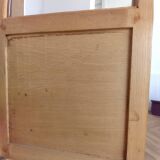 Vitrine art déco en bois et verre