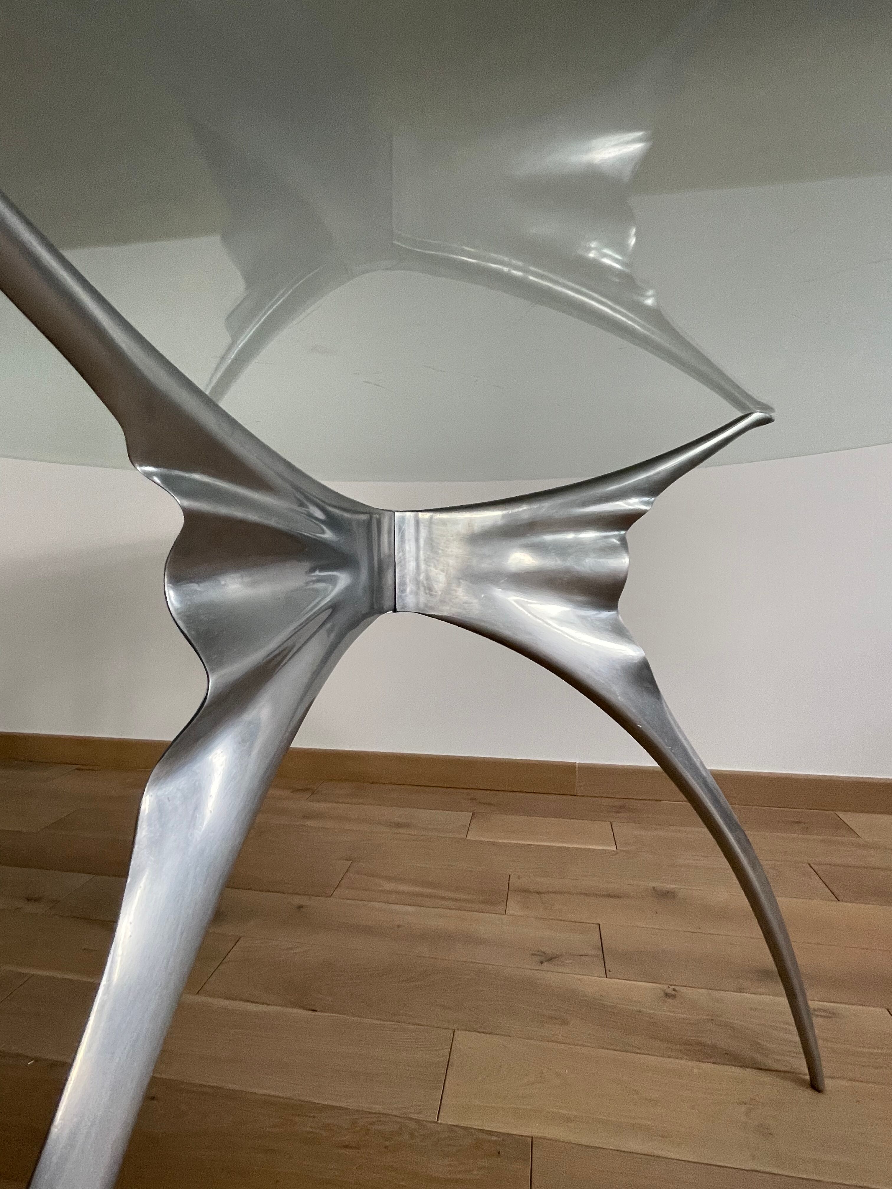 Table ronde Water par Bernard Dequet, 1970