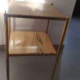 Alabaster harness brass foot