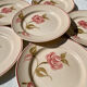 Flat plates Gien pink
