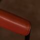 Vintage leather dining chair Arrben Italy, 1980s