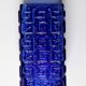 Vase en verre bleu cobalt du milieu du siècle : design finlandais par Tamara Aladin
