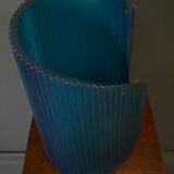 Lampe spirale bleue design signée Artco