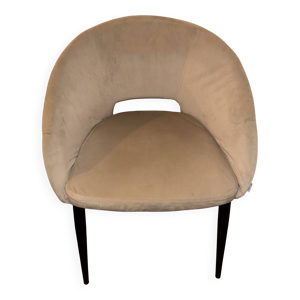 Chaise syrah velours