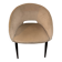 Syrah beige velvet chair - pomax