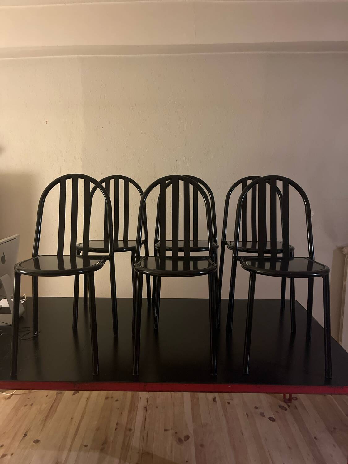 Set of 6 Robert Mallet Stevens chairs