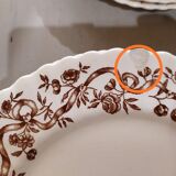Service de table Longchamps fin XIX ème siècle