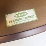 Re-upholstered Swedish arm chair bij Engens Mobelfabrik, 1970s