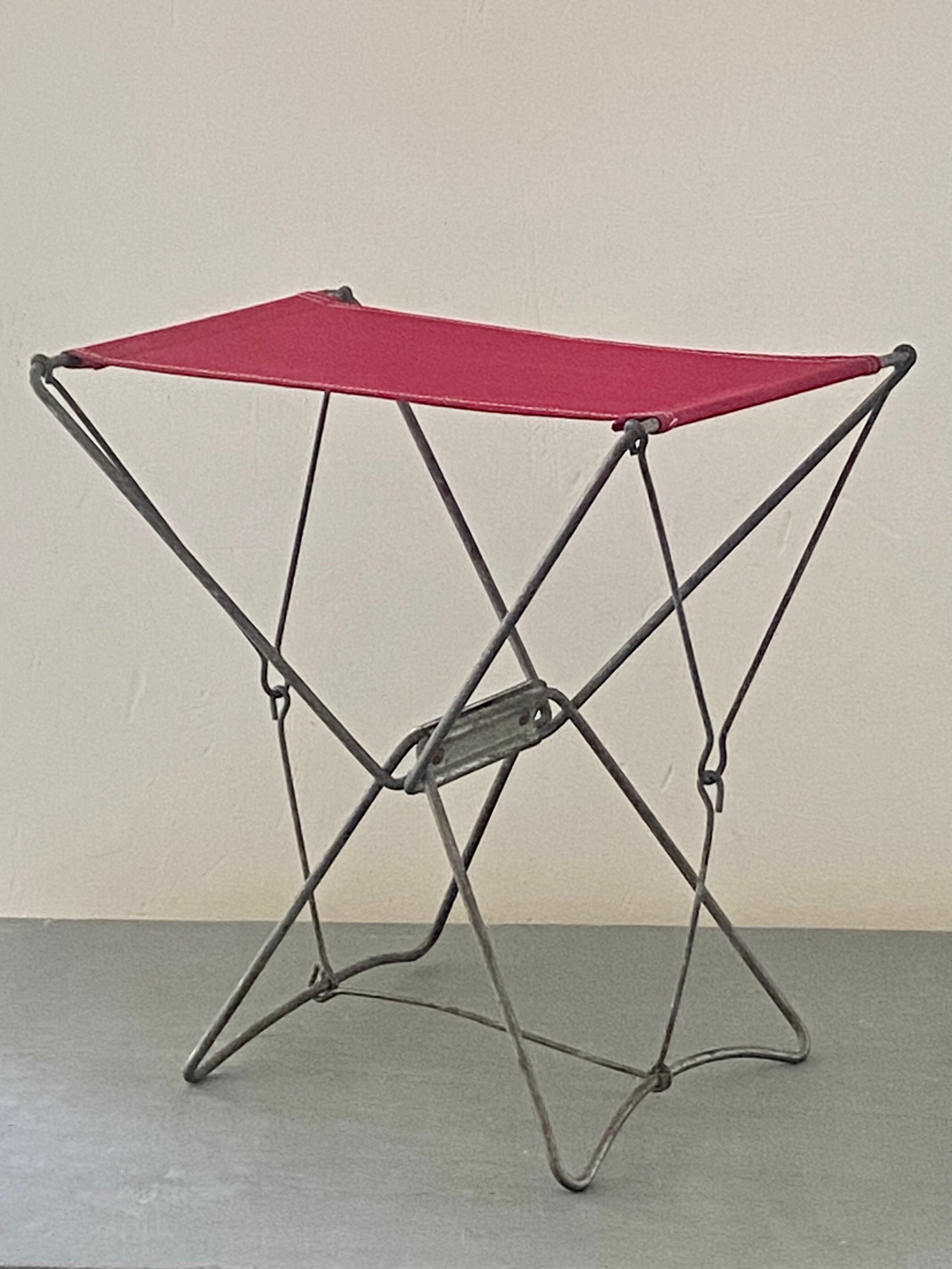 Camping folding canvas stool