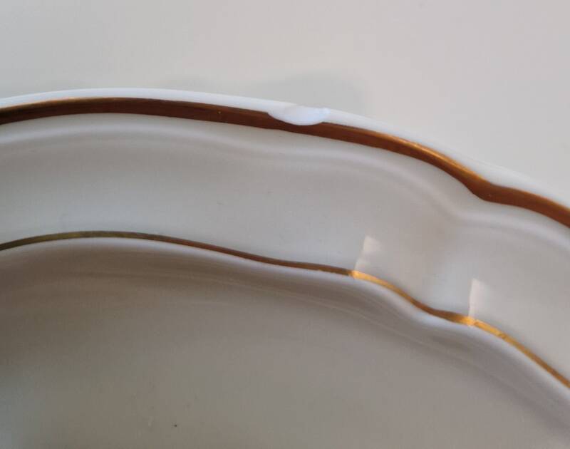 Bernardaud in Limoges - Set of 6 flat plates - Louis XV model